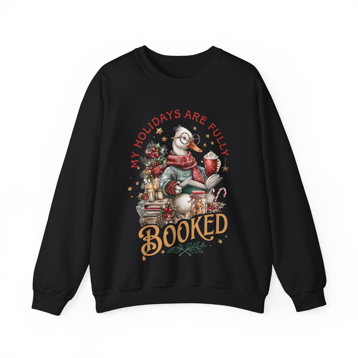 My Holidays are Fully Booked – Gildan Heavy Blend | Trendy Women’s Soft Sweatshirt. Direct to Garment. Printed & Shipped in the USA. Unisex Sizes.