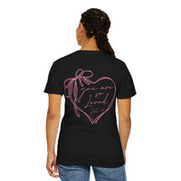 You Are So Loved, Christian Faith - Front & Back Printed - Comfort Colors | Trendy Women's T-Shirt. Direct to Garment. Printed & Shipped in the USA. Unisex Sizes.