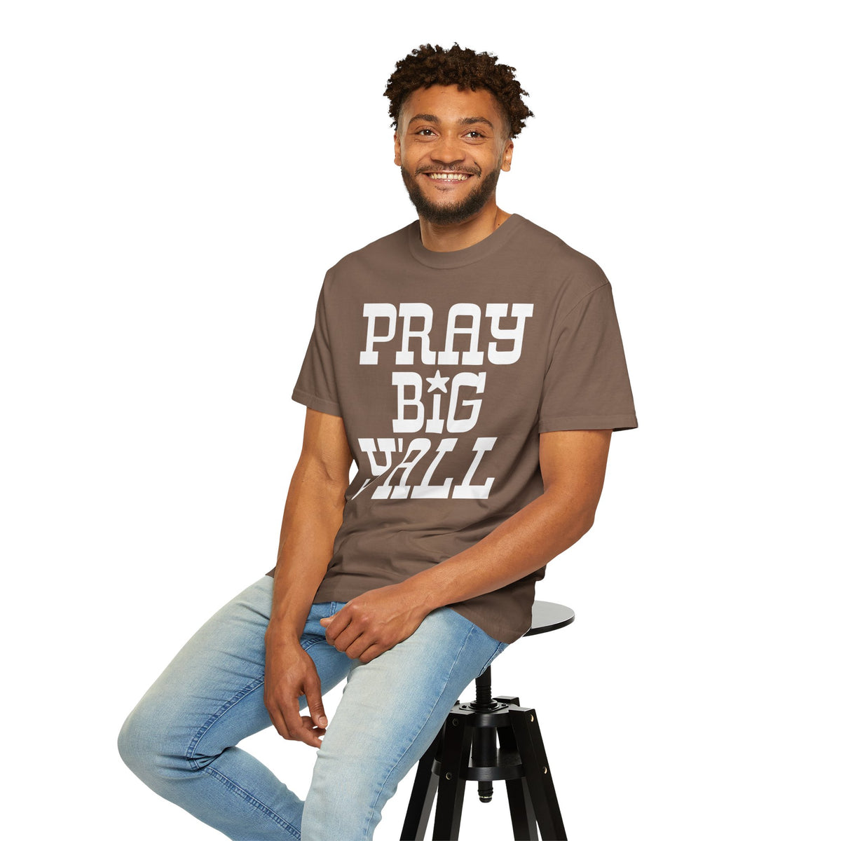 Pray Big Y'all - Comfort Colors | Trendy Women's T-Shirt. Direct to Garment. Printed & Shipped in the USA. Unisex Sizes.
