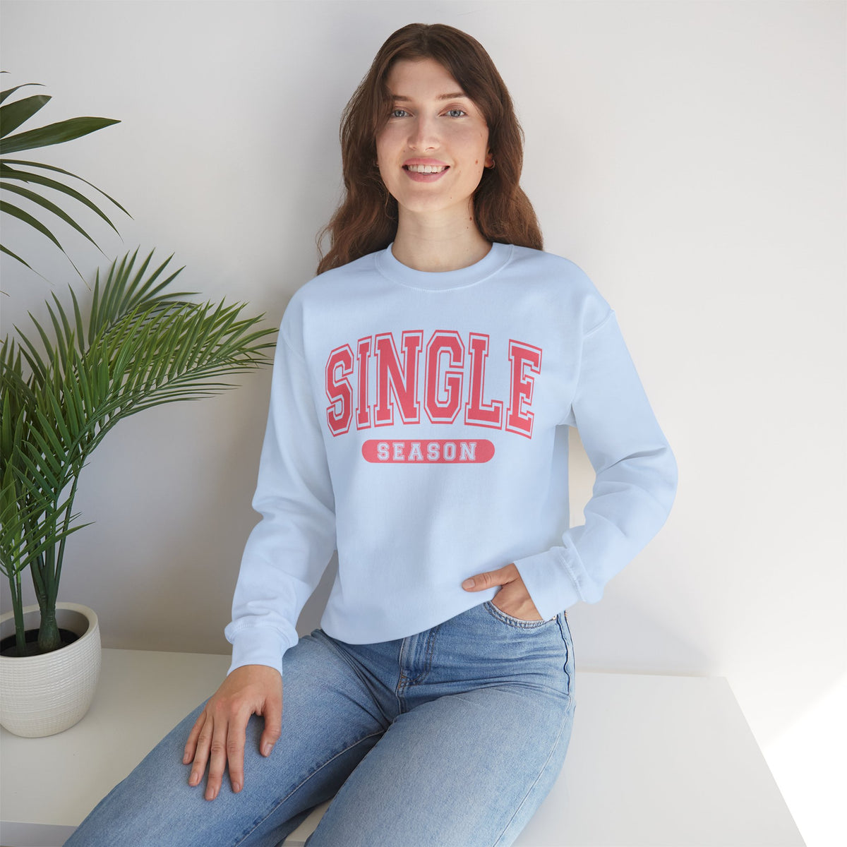 Single Season - Varsity – Gildan Heavy Blend | Trendy Women’s Soft Sweatshirt. Direct to Garment. Printed & Shipped in the USA. Unisex Sizes.