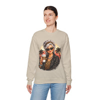 Too Old To Care, Fashionista Grandma – Gildan Heavy Blend | Trendy Women’s Soft Sweatshirt. Direct to Garment. Printed & Shipped in the USA. Unisex Sizes.
