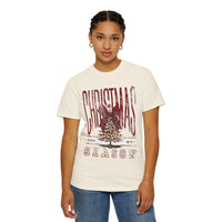 Christmas Season Leopard Tree  - Comfort Colors | Trendy Women's T-Shirt. Direct to Garment. Printed & Shipped in the USA. Unisex Sizes.