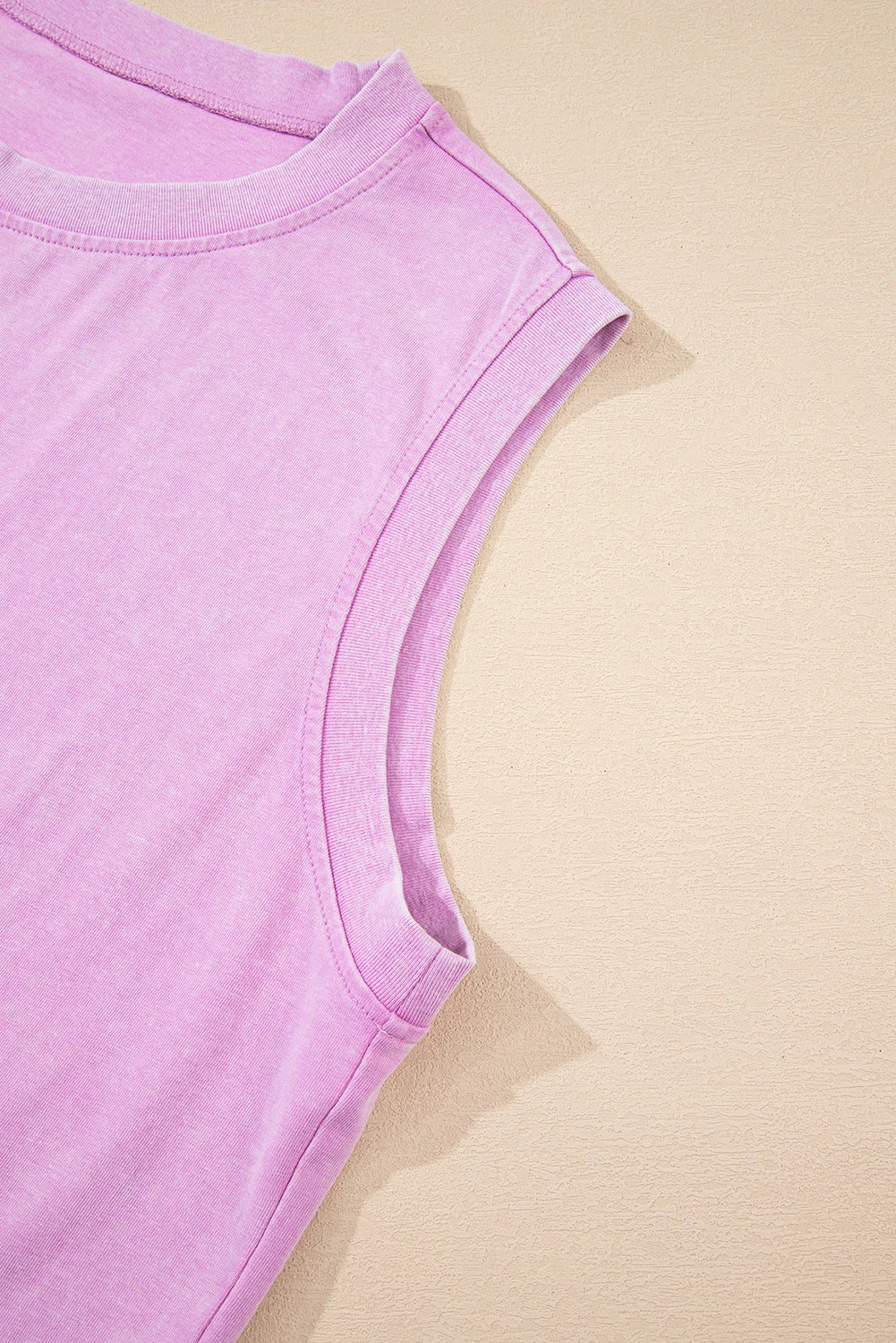 Phalaenopsis 2 Pieces Mineral Wash Cotton Tank Top Lined Split Skirt Set