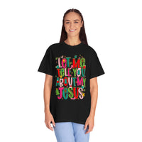 Let Me Tell You About My Jesus - Christmas Faith - Comfort Colors | Trendy Women's T-Shirt. Direct to Garment. Printed & Shipped in the USA. Unisex Sizes.