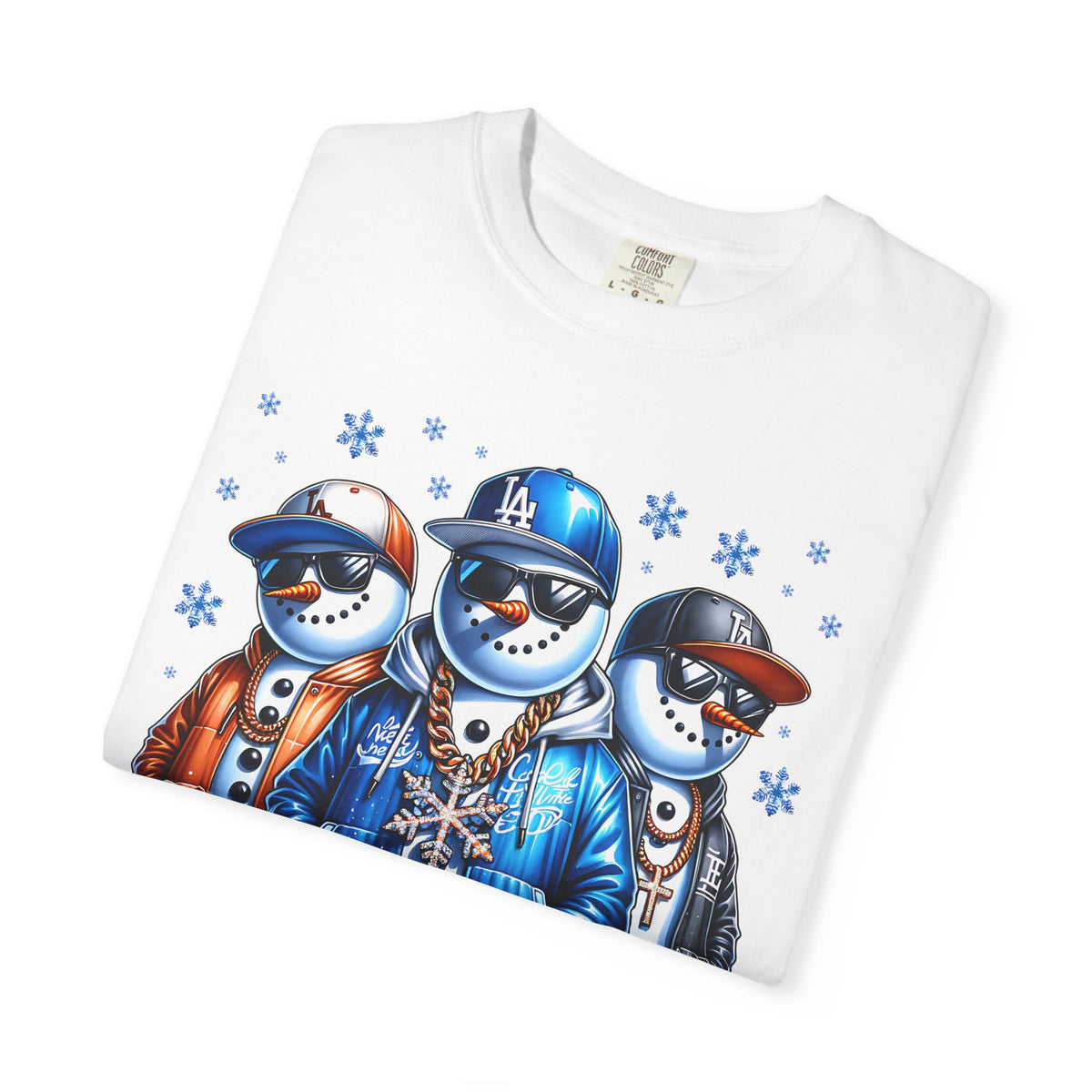 They Not Like Us Snowman - Comfort Colors | Trendy Men's and Women's T-Shirt. Direct to Garment. Printed & Shipped in the USA. Unisex Sizes.