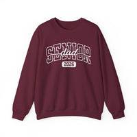 Senior Dad 2026 – Gildan Heavy Blend | Trendy Men's Soft Sweatshirt. Direct to Garment. Printed & Shipped in the USA. Unisex Sizes.