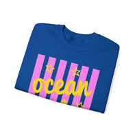 Ocean Babe – Gildan Heavy Blend | Trendy Women’s Soft Sweatshirt. Direct to Garment. Printed & Shipped in the USA. Unisex Sizes.