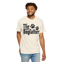 The DogFather - Comfort Colors | Trendy Men's T-Shirt. Direct to Garment. Printed & Shipped in the USA. Unisex Sizes.