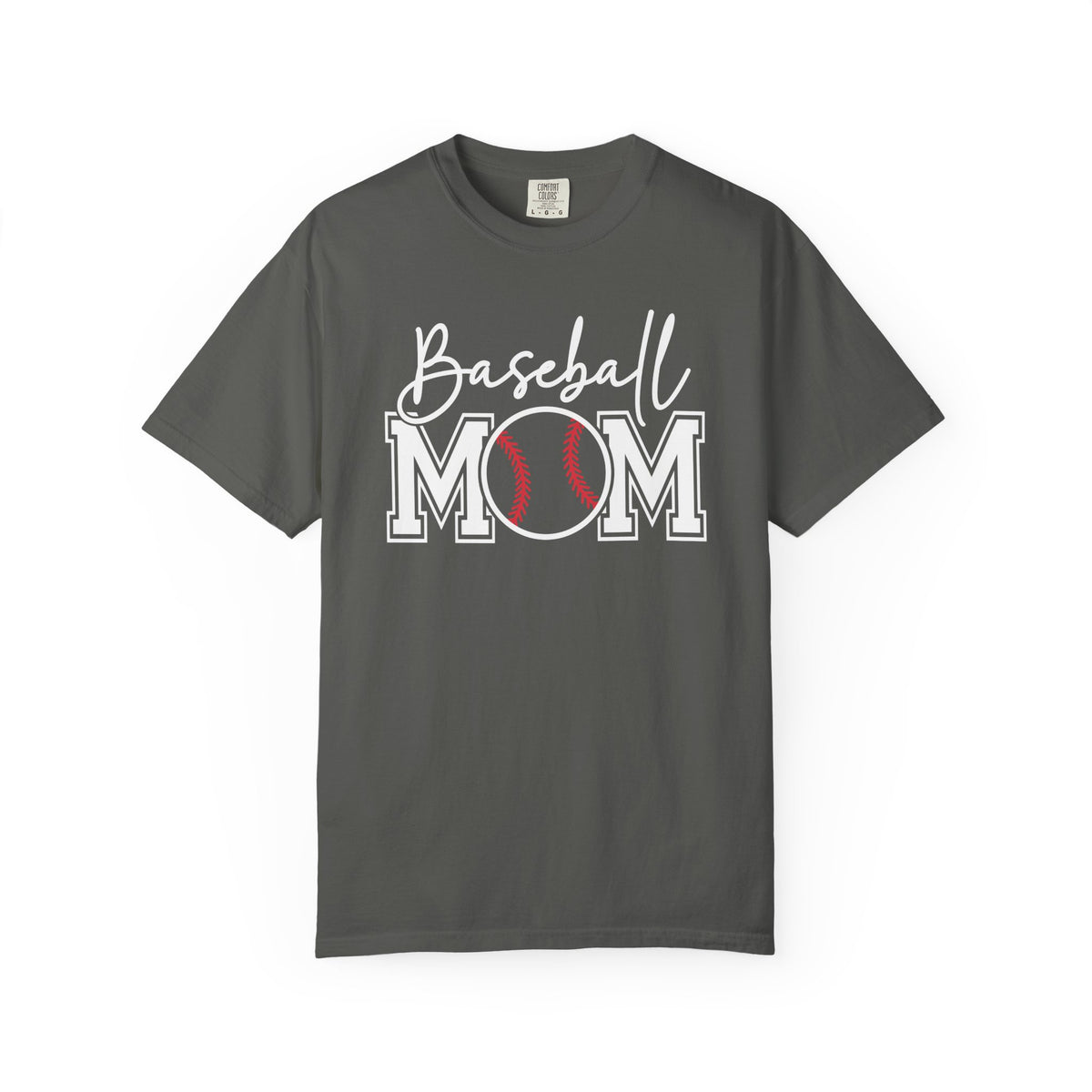 Baseball Mom - Comfort Colors | Trendy Women's T-Shirt. Direct to Garment. Printed & Shipped in the USA. Unisex Sizes.