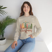 Merry ChrisTmas - Christian Faith – Gildan Heavy Blend | Trendy Women’s Soft Sweatshirt. Direct to Garment. Printed & Shipped in the USA. Unisex Sizes.