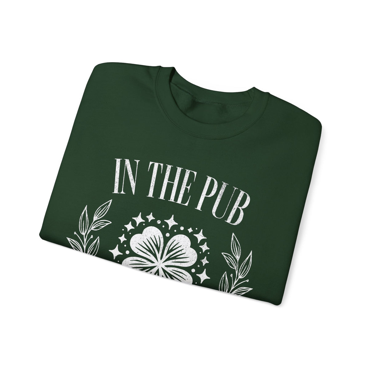 In the Pub We All Fam, Vintage – Gildan Heavy Blend | Trendy Women’s and Men's Soft Sweatshirt. Direct to Garment. Printed & Shipped in the USA. Unisex Sizes.