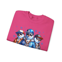 They Not Like Us Snowmen – Gildan Heavy Blend | Trendy Men's and Women’s Soft Sweatshirt. Direct to Garment. Printed & Shipped in the USA. Unisex Sizes.