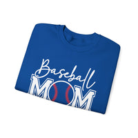 Baseball Mom – Gildan Heavy Blend | Trendy Women’s Soft Sweatshirt. Direct to Garment. Printed & Shipped in the USA. Unisex Sizes.