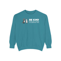 Be Kind. We're Just Trying To Survive Too. Possum. Raccoon. *This Shirt Saves Lives* - Comfort Colors | Trendy Women's and Men's Sweatshirt. Direct to Garment. Printed & Shipped in the USA. Unisex Sizes.