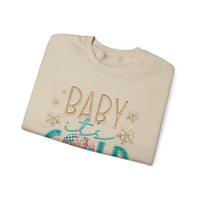 Baby It's Cold Outside Snowman – Gildan Heavy Blend | Trendy Women’s Soft Sweatshirt. Direct to Garment. Printed & Shipped in the USA. Unisex Sizes.