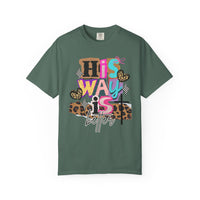 His Way Is Better, Patchwork - Comfort Colors | Trendy Women's T-Shirt. Direct to Garment. Printed & Shipped in the USA. Unisex Sizes.