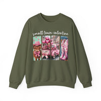 Small Town Valentine – Gildan Heavy Blend | Trendy Women’s Soft Sweatshirt. Direct to Garment. Printed & Shipped in the USA. Unisex Sizes.