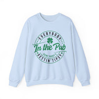 Everybody In The Pub Gettin' Tipsy – Gildan Heavy Blend | Trendy Women’s and Men's Soft Sweatshirt. Direct to Garment. Printed & Shipped in the USA. Unisex Sizes.