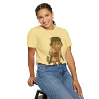 Litter's Full, Funny Cat - Comfort Colors | Trendy Men's and Women's T-Shirt. Direct to Garment. Printed & Shipped in the USA. Unisex Sizes.