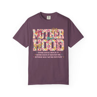 Motherhood - Comfort Colors | Trendy Women's T-Shirt. Direct to Garment. Printed & Shipped in the USA. Unisex Sizes.