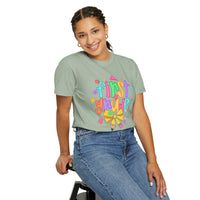 Coquette First Grade Pencil Bow - Comfort Colors | Trendy Women's T-Shirt. Direct to Garment. Printed & Shipped in the USA. Unisex Sizes.