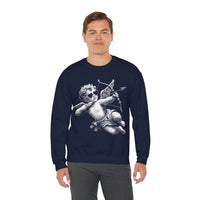 Cupid Baby, Vintage – Gildan Heavy Blend | Trendy Women’s and Men's Soft Sweatshirt. Direct to Garment. Printed & Shipped in the USA. Unisex Sizes.