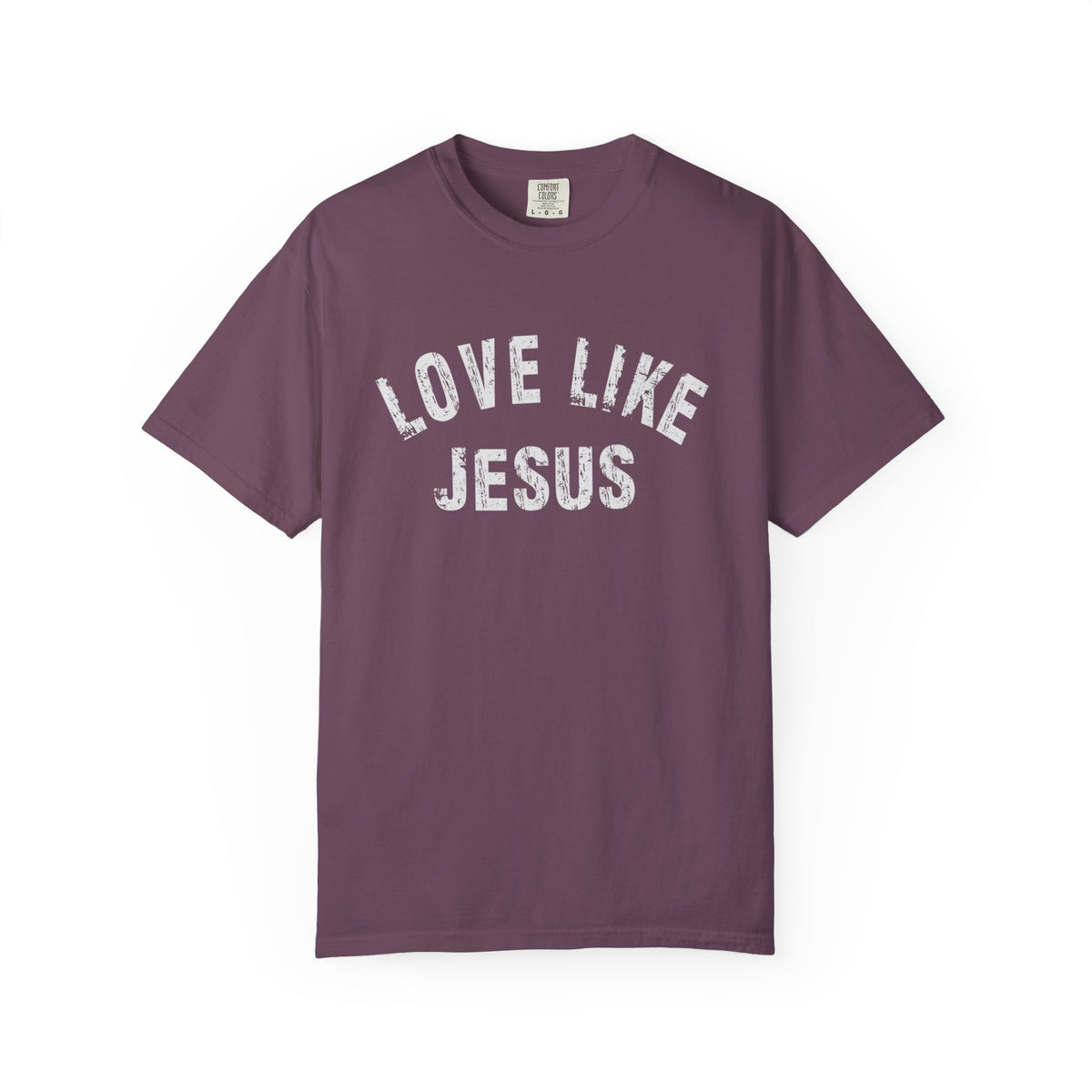 Love Like Jesus - Comfort Colors | Trendy Men's and Women's T-Shirt. Direct to Garment. Printed & Shipped in the USA. Unisex Sizes.