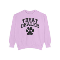 Treat Dealer, Dog Lover - Comfort Colors | Trendy Women's and Men's Sweatshirt. Direct to Garment. Printed & Shipped in the USA. Unisex Sizes.