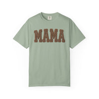 Mama, Faux Knit - Comfort Colors | Trendy Women's T-Shirt. Direct to Garment. Printed & Shipped in the USA. Unisex Sizes.
