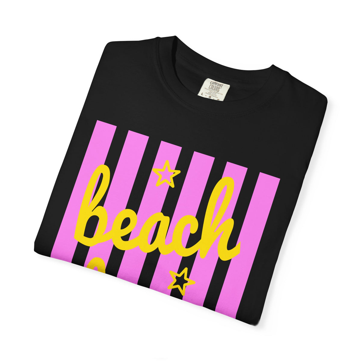 Beach Bum - Comfort Colors | Trendy Men's & Women's T-Shirt. Direct to Garment. Printed & Shipped in the USA. Unisex Sizes.