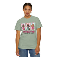 Dachshund Through the Snow - Comfort Colors | Trendy Women's T-Shirt. Direct to Garment. Printed & Shipped in the USA. Unisex Sizes.