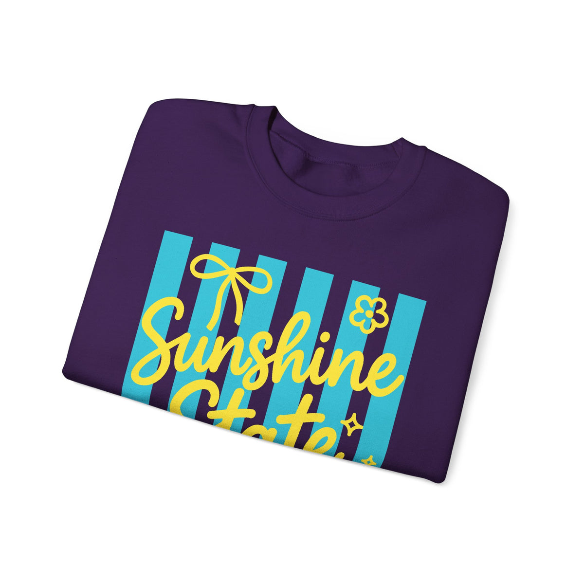 Sunshine State of Mind – Gildan Heavy Blend | Trendy Women’s Soft Sweatshirt. Direct to Garment. Printed & Shipped in the USA. Unisex Sizes.
