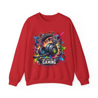 Gaming Headset I Can't Hear You, I'm Gaming – Gildan Heavy Blend | Trendy Women’s and Men's Soft Sweatshirt. Direct to Garment. Printed & Shipped in the USA. Unisex Sizes.