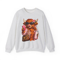 Highland Diva – Gildan Heavy Blend | Trendy Women’s Soft Sweatshirt. Direct to Garment. Printed & Shipped in the USA. Unisex Sizes.