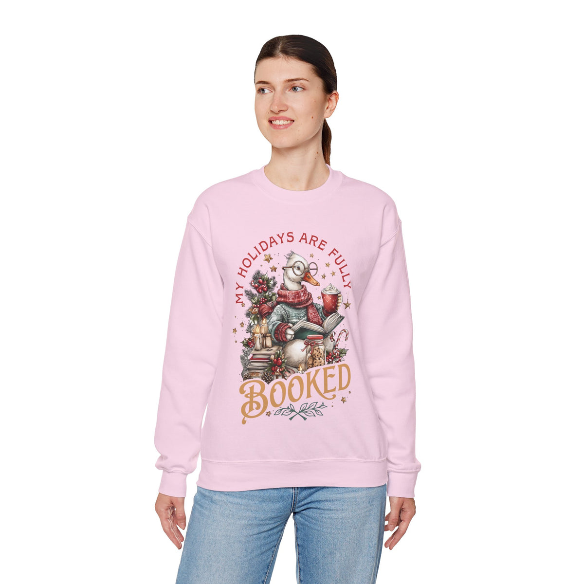 My Holidays are Fully Booked – Gildan Heavy Blend | Trendy Women’s Soft Sweatshirt. Direct to Garment. Printed & Shipped in the USA. Unisex Sizes.