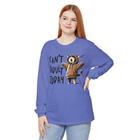 Can’t Adult Today, Cat - Comfort Colors | Trendy Women's and Men's Long Sleeve T-Shirt. Direct to Garment. Printed & Shipped in the USA. Unisex Sizes.