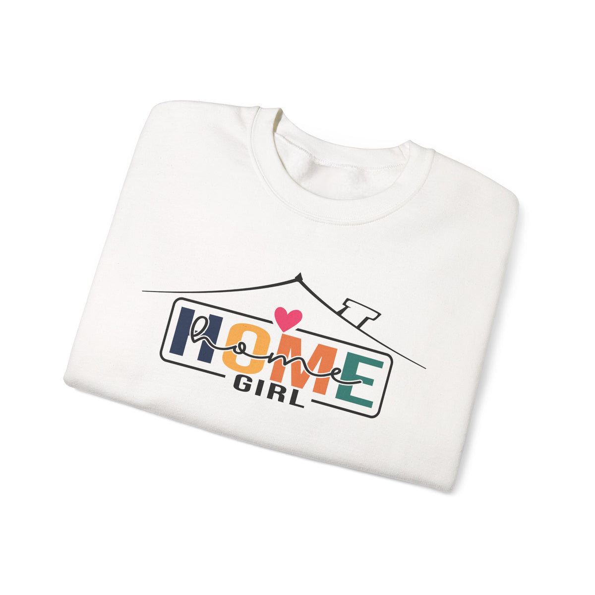 Home Girl - Real Estate Life – Gildan Heavy Blend | Trendy Women’s Soft Sweatshirt. Direct to Garment. Printed & Shipped in the USA. Unisex Sizes.