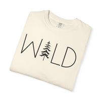 Wild Graphic, Nature, Pine Tree, Adventure - Comfort Colors | Trendy Men's and Women's T-Shirt. Direct to Garment. Printed & Shipped in the USA. Unisex Sizes.