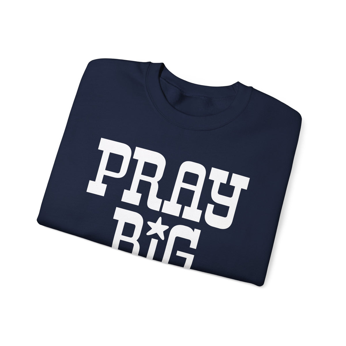 Pray Big Y'all – Gildan Heavy Blend | Trendy Women’s and Men's Soft Sweatshirt. Direct to Garment. Printed & Shipped in the USA. Unisex Sizes.