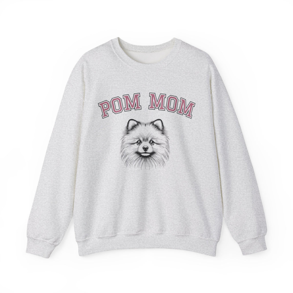 Pom Mom, Varsity – Gildan Heavy Blend | Trendy Women’s Soft Sweatshirt. Direct to Garment. Printed & Shipped in the USA. Unisex Sizes.