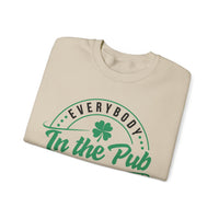 Everybody In The Pub Gettin' Tipsy – Gildan Heavy Blend | Trendy Women’s and Men's Soft Sweatshirt. Direct to Garment. Printed & Shipped in the USA. Unisex Sizes.