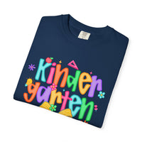 Coquette Kindergarten Pencil Bow - Comfort Colors | Trendy Women's T-Shirt. Direct to Garment. Printed & Shipped in the USA. Unisex Sizes.