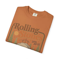 Rolling Stones "Since AD 33" Easter Empty Tomb Christian - Comfort Colors | Trendy Men's and Women's T-Shirt. Direct to Garment. Printed & Shipped in the USA. Unisex Sizes.