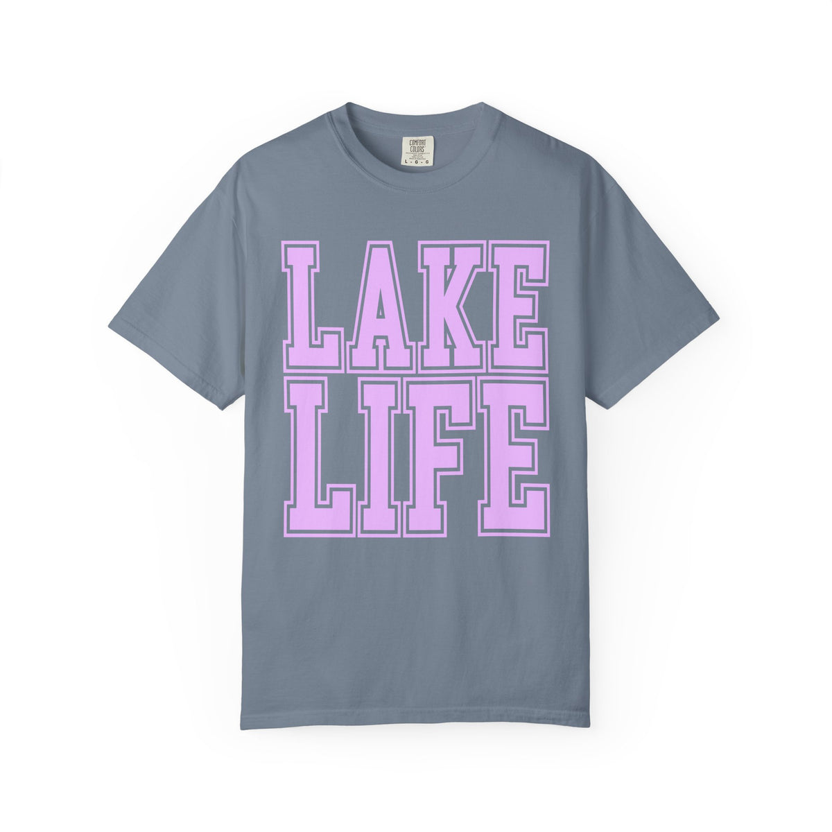 Lake Life - Comfort Colors | Trendy Men's & Women's T-Shirt. Direct to Garment. Printed & Shipped in the USA. Unisex Sizes.