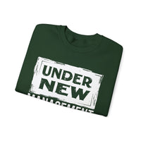 Under New Management "Speak To My Fiance" – Gildan Heavy Blend | Trendy Men's and Women’s Soft Sweatshirt. Direct to Garment. Printed & Shipped in the USA. Unisex Sizes.