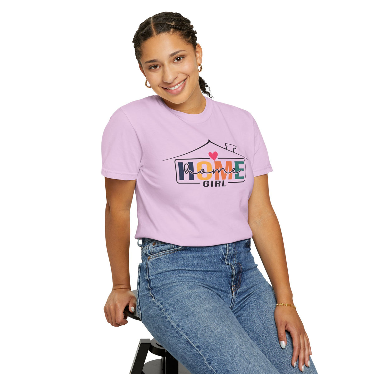 Home Girl - Real Estate Life - Comfort Colors | Trendy Women's T-Shirt. Direct to Garment. Printed & Shipped in the USA. Unisex Sizes.