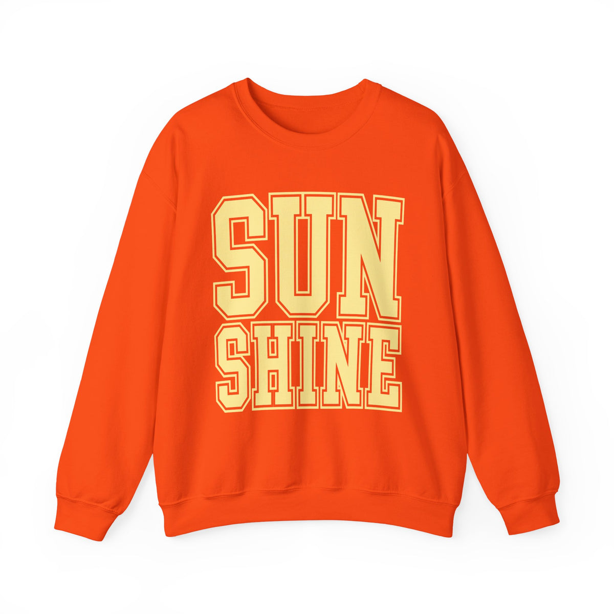 Sunshine – Gildan Heavy Blend | Trendy Women’s Soft Sweatshirt. Direct to Garment. Printed & Shipped in the USA. Unisex Sizes.