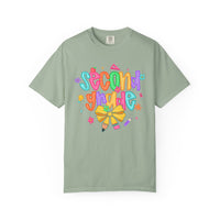 Coquette Second Grade Pencil Bow - Comfort Colors | Trendy Women's T-Shirt. Direct to Garment. Printed & Shipped in the USA. Unisex Sizes.