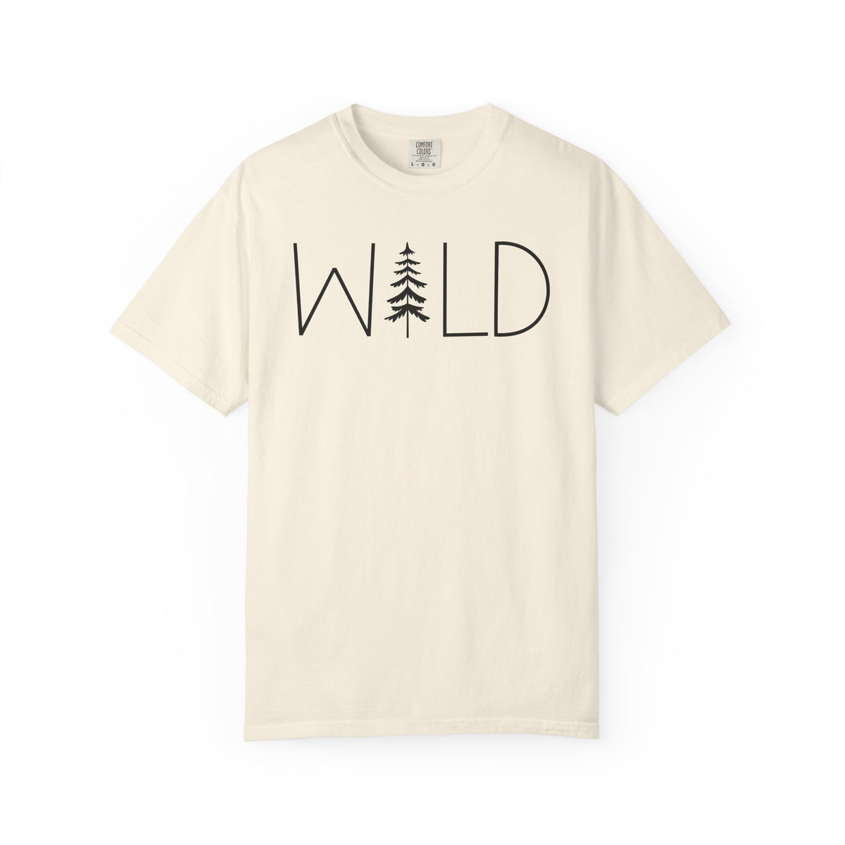 Wild Graphic, Nature, Pine Tree, Adventure - Comfort Colors | Trendy Men's and Women's T-Shirt. Direct to Garment. Printed & Shipped in the USA. Unisex Sizes.