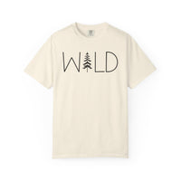 Wild Graphic, Nature, Pine Tree, Adventure - Comfort Colors | Trendy Men's and Women's T-Shirt. Direct to Garment. Printed & Shipped in the USA. Unisex Sizes.